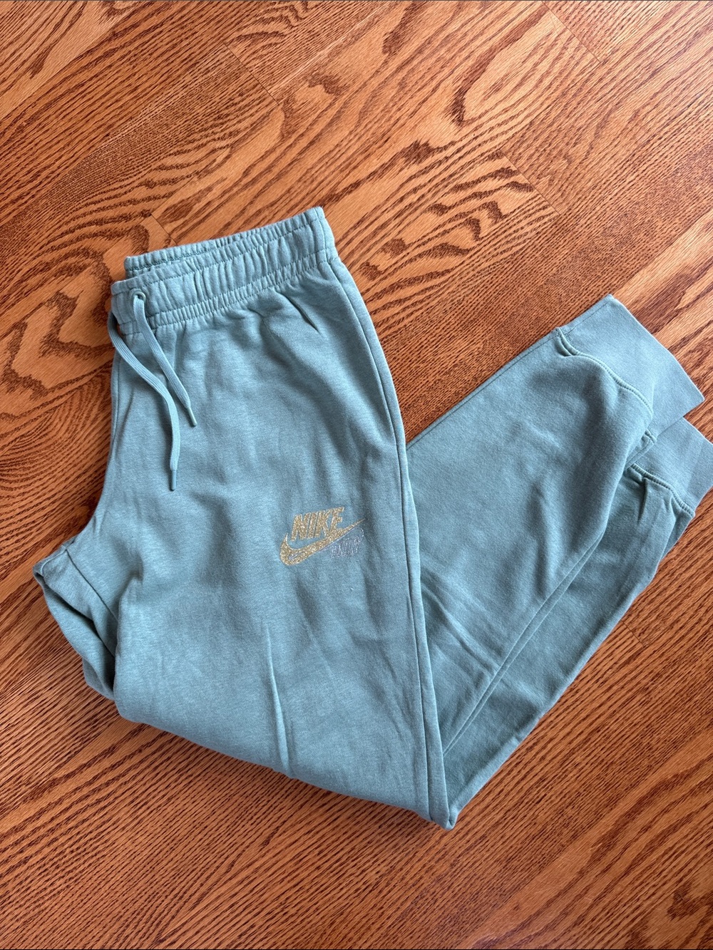 Nike Sage Green Fleece-Lined Joggers